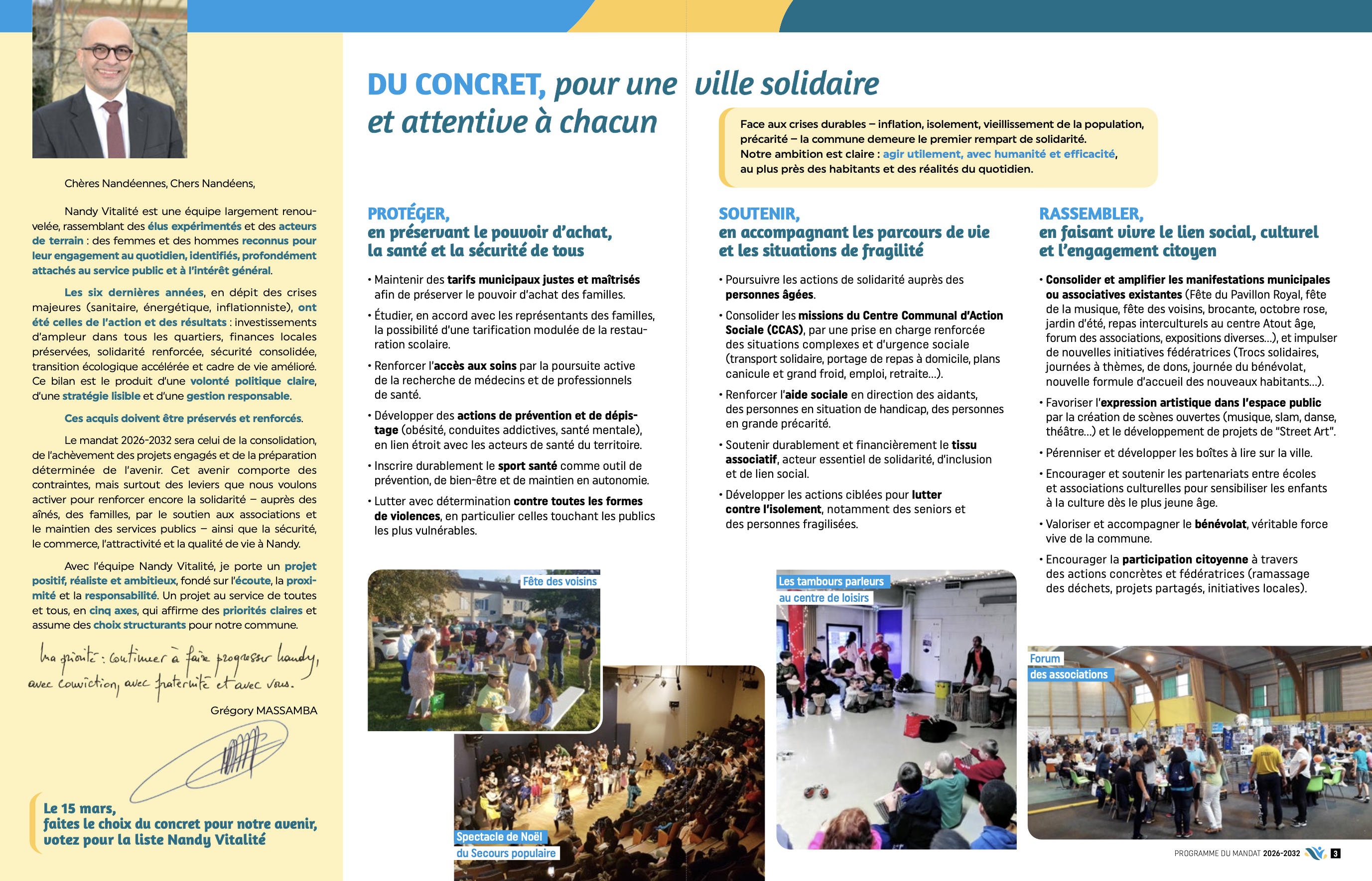 Programme - Pages 2-3